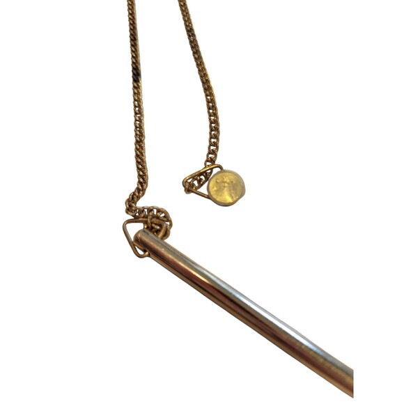 1966 Georges Briard Pickle Olive Leaf Shaped Serving Dish with Fork Glass Gold - Picture 4 of 10